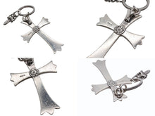 画像をギャラリービューアに読み込む, CHROME HEARTS クロムハーツ ラージクロス キーリング ダガー 重量約51.2g STERLING刻印 スターリングシルバー 美品 中古 4b007768