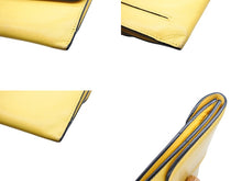 画像をギャラリービューアに読み込む, Christian Louboutin クリスチャンルブタン 長財布 イタリア製 レザー イエロー レッド ゴールド金具 良品 中古 4b007778