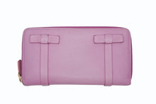 Load image into Gallery viewer, Luciano Valentino ルチアーノ バレンチノ 長財布 PR 5 523 PCL レザー パープル ゴールド金具 良品 中古 4b007779