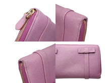 Load image into Gallery viewer, Luciano Valentino ルチアーノ バレンチノ 長財布 PR 5 523 PCL レザー パープル ゴールド金具 良品 中古 4b007779
