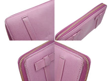 Load image into Gallery viewer, Luciano Valentino ルチアーノ バレンチノ 長財布 PR 5 523 PCL レザー パープル ゴールド金具 良品 中古 4b007779