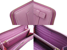 Load image into Gallery viewer, Luciano Valentino ルチアーノ バレンチノ 長財布 PR 5 523 PCL レザー パープル ゴールド金具 良品 中古 4b007779