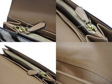 画像をギャラリービューアに読み込む, VALENTINO ヴァレンティノ 二つ折り長財布 PR 07 752GIB ハラコ レザー クリーム ベージュ ゴールド金具 美品 中古 4b007781