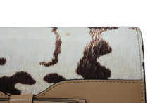 画像をギャラリービューアに読み込む, VALENTINO ヴァレンティノ 二つ折り長財布 PR 07 752GIB ハラコ レザー クリーム ベージュ ゴールド金具 美品 中古 4b007781