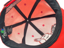 画像をギャラリービューアに読み込む, SLOWBUCKS スロウバックス ベースボール キャップ ポリエステル ワッペン 刺繍デザイン 美品 中古 4b007804