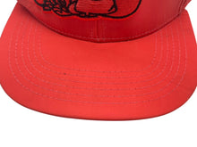 画像をギャラリービューアに読み込む, SLOWBUCKS スロウバックス ベースボール キャップ ポリエステル ワッペン 刺繍デザイン 美品 中古 4b007804