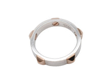 画像をギャラリービューアに読み込む, 極美品 HERMES エルメス クルー ドゥ H 5クルー リング 指輪 H123646B 重量約5.0g サイズ55 14.5号 シルバー925 ピンクゴールド750 中古 4b007807