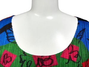 極美品 ISSEY MIYAKE イッセイミヤケ PLEATS PLEASE プリーツプリーズ タンクトップ PP11-JK776 サイズ3 オレンジ 中古 4b010918