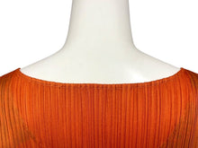 Load image into Gallery viewer, 極美品 ISSEY MIYAKE イッセイミヤケ PLEATS PLEASE プリーツプリーズ タンクトップ PP11-JK776 サイズ3 オレンジ 中古 4b010918