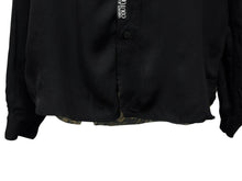 画像をギャラリービューアに読み込む, VERSACE JEANS COUTURE ヴェルサーチ ジーンズ クチュール 長袖シャツ BIGZA6S9-0761 9 ブラック イエロー サイズXS 美品 中古 4b007861