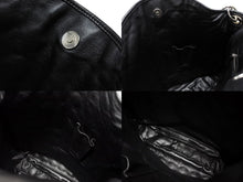 画像をギャラリービューアに読み込む, 極美品 Christian Dior クリスチャンディオール カナ―ジュ ショルダーバッグ ブラック ラムスキン シルバー金具 中古 4b007876