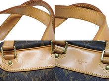 画像をギャラリービューアに読み込む, LOUIS VUITTON ルイヴィトン モノグラム エクスキュルシオン シューズバッグ M41450 ブラウン ゴールド金具 美品 中古 4b007879