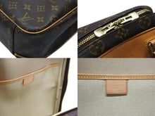 画像をギャラリービューアに読み込む, LOUIS VUITTON ルイヴィトン モノグラム エクスキュルシオン シューズバッグ M41450 ブラウン ゴールド金具 美品 中古 4b007879