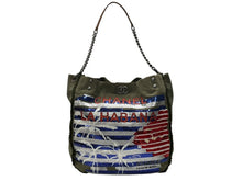 画像をギャラリービューアに読み込む, 極美品 CHANEL シャネル クルーズライン LA HABANA ハバナ チェーンワンショルダーバッグ A93674 23番台 スパンコール カーキ 中古 4b007881