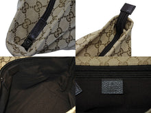 画像をギャラリービューアに読み込む, 極美品 GUCCI グッチ ハンドバッグ シェリーライン 374433 イタリア製 ベージュ レッド グリーン GGキャンバス レザー 中古 4b007884