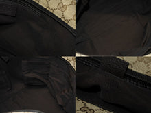 画像をギャラリービューアに読み込む, 極美品 GUCCI グッチ ハンドバッグ シェリーライン 374433 イタリア製 ベージュ レッド グリーン GGキャンバス レザー 中古 4b007884