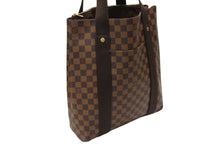 画像をギャラリービューアに読み込む, 極美品 LOUIS VUITTON ルイヴィトン カバボブール トートバッグ N52006 スペイン製 ダミエ ブラウン ゴールド金具 中古 4b007890