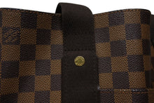 画像をギャラリービューアに読み込む, 極美品 LOUIS VUITTON ルイヴィトン カバボブール トートバッグ N52006 スペイン製 ダミエ ブラウン ゴールド金具 中古 4b007890
