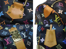 Load image into Gallery viewer, 極美品 LOUIS VUITTON ルイヴィトン スピーディ30 ハンドバッグ M92642 モノグラム マルチカラー ブラック ゴールド金具 村上隆 中古 4b007898