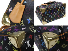 Load image into Gallery viewer, 極美品 LOUIS VUITTON ルイヴィトン スピーディ30 ハンドバッグ M92642 モノグラム マルチカラー ブラック ゴールド金具 村上隆 中古 4b007898
