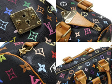 Load image into Gallery viewer, 極美品 LOUIS VUITTON ルイヴィトン スピーディ30 ハンドバッグ M92642 モノグラム マルチカラー ブラック ゴールド金具 村上隆 中古 4b007898