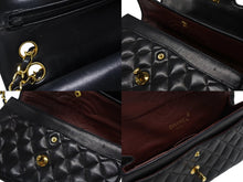 画像をギャラリービューアに読み込む, CHANEL シャネル マトラッセ23 Wフラップ Wチェーンショルダーバッグ 1番台 ココマーク ラムスキン ブラック 美品 中古 4b007900