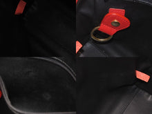 画像をギャラリービューアに読み込む, Christian Dior クリスチャンディオール レザーハンドバッグ レッド ロゴ金具 スペイン製 ゴールド金具 美品 中古 4b007901