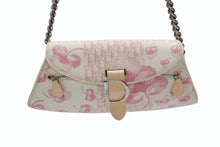 画像をギャラリービューアに読み込む, CHRISTIAN DIOR クリスチャンディオール トロッターライン ショルダーバッグ BO A 1024 ホワイト ピンク シルバー金具 美品 中古 4b007902