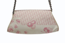 画像をギャラリービューアに読み込む, CHRISTIAN DIOR クリスチャンディオール トロッターライン ショルダーバッグ BO A 1024 ホワイト ピンク シルバー金具 美品 中古 4b007902