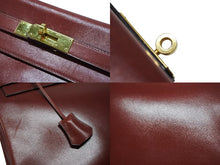 画像をギャラリービューアに読み込む, エルメス ケリー32 内縫い ルージュアッシュ ○Y刻印 カーフスキン ゴールド金具 ハンドバッグ 2WAY 美品 中古 4b007904