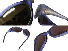 画像をギャラリービューアに読み込む, 極美品 GIORGIO ARMANI ジョルジオアルマーニ サングラス 2517 536 サイズ65□18 125 ブルー ゴールド 玉虫カラー 中古 4b007907