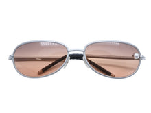 画像をギャラリービューアに読み込む, CHANEL シャネル サングラス アイウェア ココマーク フェイクパール メタル プラスチック シルバー ブラウン 美品 中古 4b007908