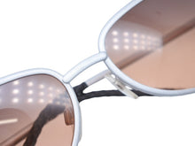 画像をギャラリービューアに読み込む, CHANEL シャネル サングラス アイウェア ココマーク フェイクパール メタル プラスチック シルバー ブラウン 美品 中古 4b007908