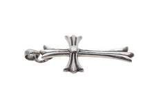 画像をギャラリービューアに読み込む, CHROME HEARTS クロムハーツ ラージクロス ベイル ネックレス 重量約41.3g STERLING刻印 スターリングシルバー 美品 中古 4b008908
