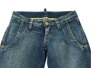 DSQUARED2 Vintage denim pants with studs Straight denim Size 42 Cotton Good condition Used 4b007915