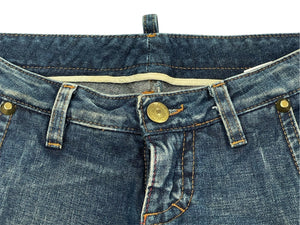 DSQUARED2 Vintage denim pants with studs Straight denim Size 42 Cotton Good condition Used 4b007915