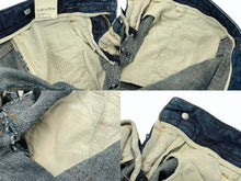 画像をギャラリービューアに読み込む, DSQUARED2 ディースクエアード スタッツ付きヴィンテージデニムパンツ ストレートデニム サイズ42 コットン 美品 中古 4b007915