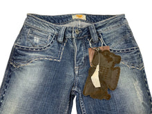 画像をギャラリービューアに読み込む, ANTIK DENIM アンティークデニム ジーンズ デニムパンツ フレア ブーツカット サイズ25 コットン 美品 中古 4b007917