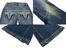 画像をギャラリービューアに読み込む, ANTIK DENIM アンティークデニム ジーンズ デニムパンツ フレア ブーツカット サイズ25 コットン 美品 中古 4b007917