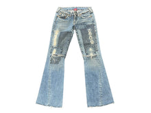 画像をギャラリービューアに読み込む, TRUE RELIGION トゥルーレリジョン ダメージ デニムパンツ コットン RN112790 サイズ27 美品 中古 4b007918