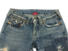 画像をギャラリービューアに読み込む, TRUE RELIGION トゥルーレリジョン ダメージ デニムパンツ コットン RN112790 サイズ27 美品 中古 4b007918