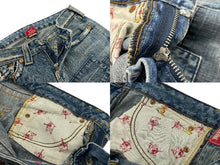 画像をギャラリービューアに読み込む, TRUE RELIGION トゥルーレリジョン ダメージ デニムパンツ コットン RN112790 サイズ27 美品 中古 4b007918