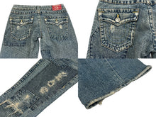 画像をギャラリービューアに読み込む, TRUE RELIGION トゥルーレリジョン ダメージ デニムパンツ コットン RN112790 サイズ27 美品 中古 4b007918