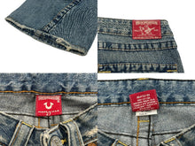 画像をギャラリービューアに読み込む, TRUE RELIGION トゥルーレリジョン ダメージ デニムパンツ コットン RN112790 サイズ27 美品 中古 4b007918