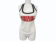 画像をギャラリービューアに読み込む, DSQUARED2 ディースクエアード タンクトップ・ノースリーブ FUCKIN' FREEZING ホワイト コットン サイズS 美品 中古 4b007919