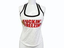 画像をギャラリービューアに読み込む, DSQUARED2 ディースクエアード タンクトップ・ノースリーブ FUCKIN' FREEZING ホワイト コットン サイズS 美品 中古 4b007919