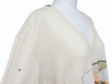 画像をギャラリービューアに読み込む, DOLCE＆GABBANA×PEPSI ドルチェ&amp;ガッバーナVネック プリント 半袖 Tシャツ G8126T/G7200 ダメージ加工 サイズ52 美品 中古 4b007920