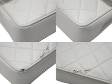 画像をギャラリービューアに読み込む, CHANEL シャネル マトラッセ シングルフラップ シングルチェーン トータスシェル ショルダーバッグ ラムスキン ホワイト 美品 中古 4b007942