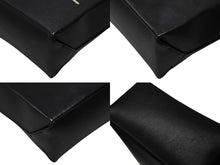 画像をギャラリービューアに読み込む, 極美品 CHANEL シャネル スモール トート エッセンシャル 12番台 A46880 ラムスキン ロゴ ブラック シルバー金具 中古 4b007948