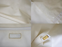 画像をギャラリービューアに読み込む, CHANEL シャネル サーフライン ラージ トートバッグ 7番台 ココマーク キャンバス マルチカラー ヴィンテージ 良品 中古 4b007949